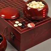 云南围棋厂老云子围棋 围棋礼品 中号D型双面凸型加厚国手围棋子