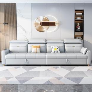 2科025简约轻转角新款 沙发叠沙发沙发床排982用布折技储奢物客厅