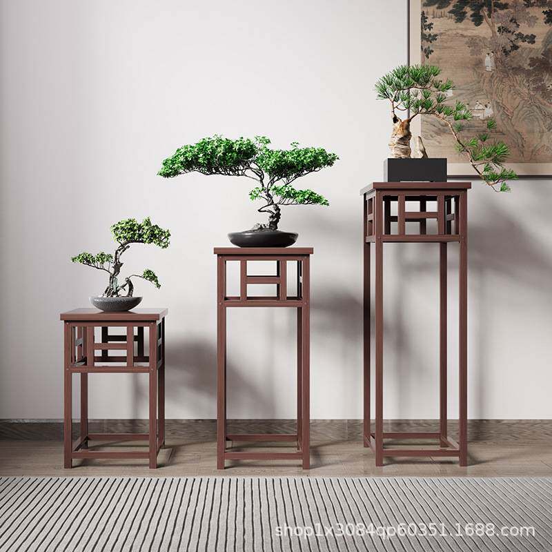花架子客厅落地式花台装饰摆件摆放架中式阳台花盆植物展示置物架