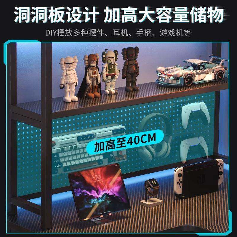 转角电脑桌电桌双人台式型家用拐角式竞书桌书办架一SCK体卧室L公