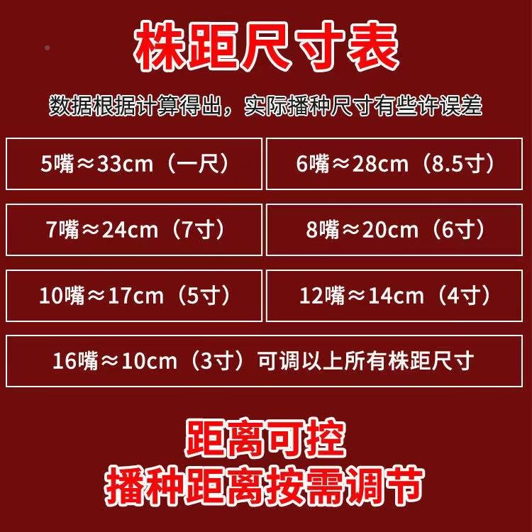 手推播种机玉米棉黄豆花生式播种式器农用小LII型多动花能滚轮精