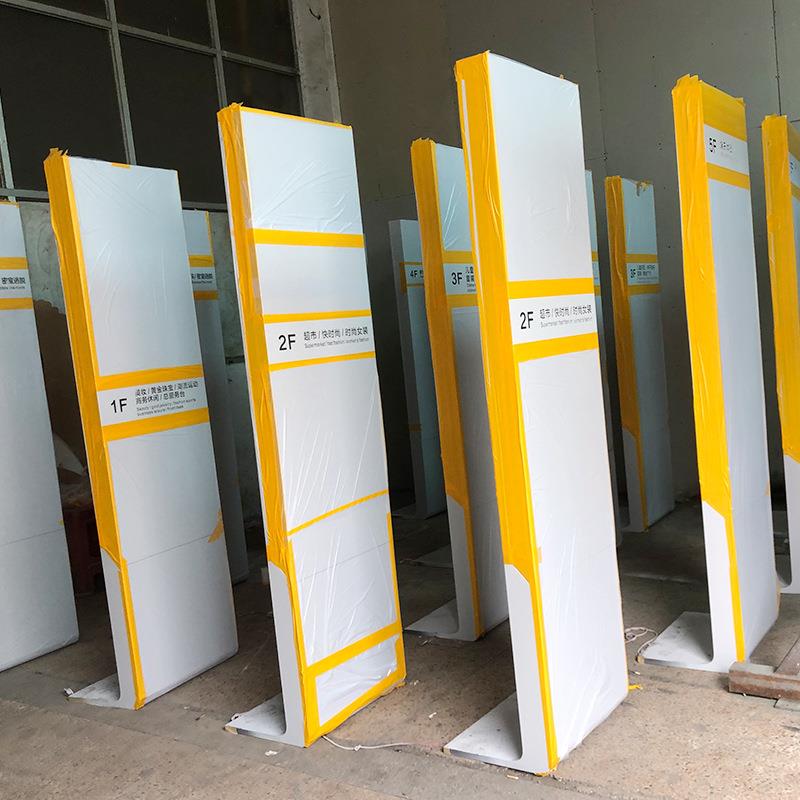 导示视牌】小场区商场车库停LOO车指牌大型不锈钢导向牌【精神堡