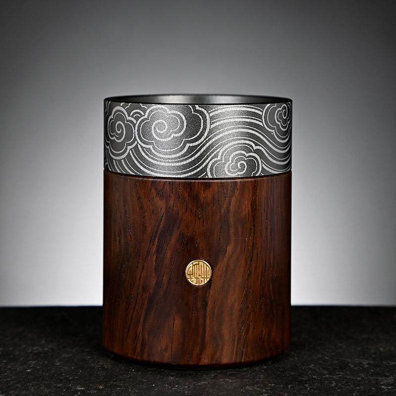 太空道铝黑檀木具茶君LJZ12道六子套装茶筒茶夹泡茶工家用高档茶,餐饮具,整套茶具,淘宝优惠券,粉丝福利购,淘宝优惠卷