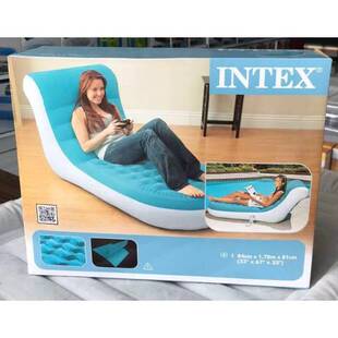 INTEX充气沙发懒人沙发休闲阳台榻榻米折叠沙发午休大躺椅