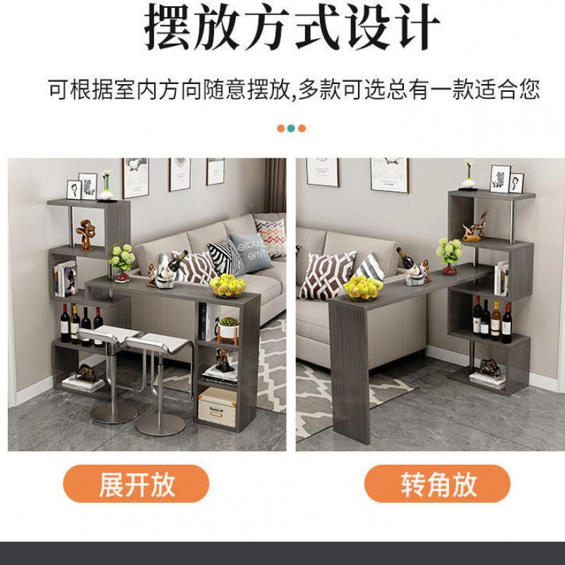 台家用吧台桌---简易小吧出租屋吧酒柜台合简约隔断家组庭吧台桌子