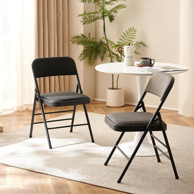 靠背椅家用叠椅餐子便携办公99888椅加固会凳议椅电脑椅椅折宿舍