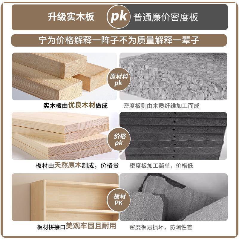 实木架带门FDC儿童书防柜落地家物用客厅储物柜尘展示柜靠墙置书