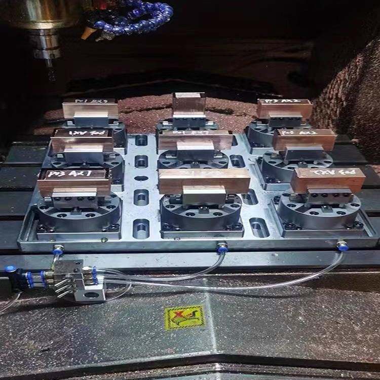 厂家直销EROWA气动D100EDM电极夹头铜公火花机卡盘四轴工装夹具