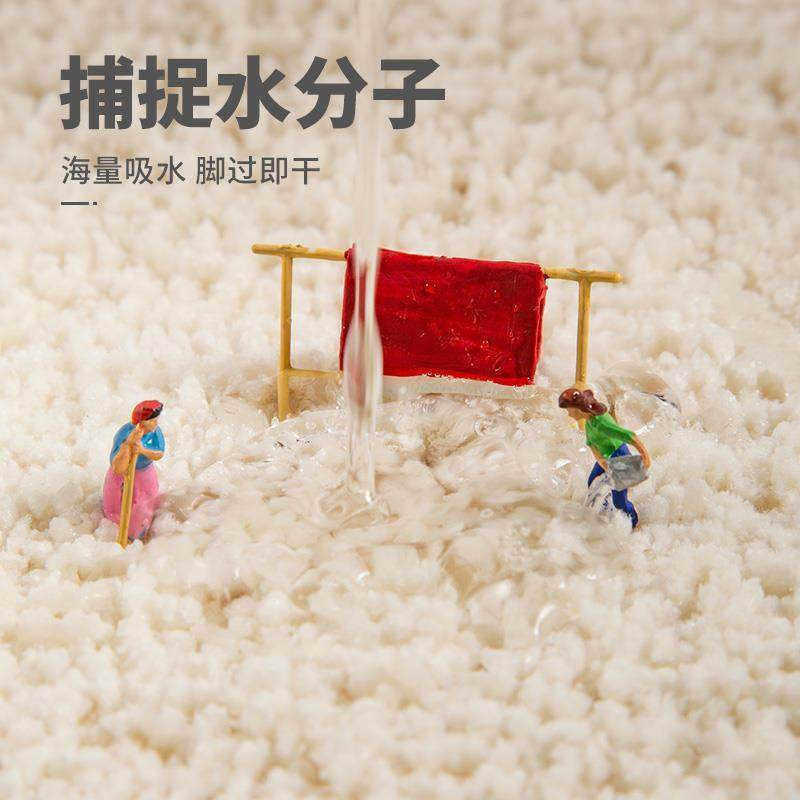 卡通卫生间速干脚水口地吸垫门进门垫子DLL家用浴室防滑垫地毯门