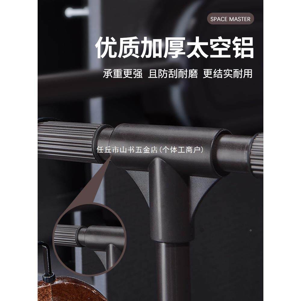 X0018下拉式挂杆伸缩衣可衣帽间家用拉杆衣柜内缓冲通下拉升衣降