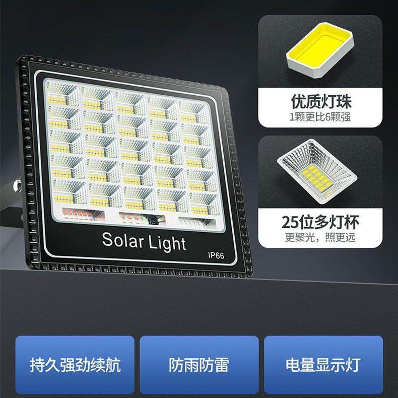 025太ST-JL-DB阳能照明灯庭院户外灯2天黑动亮家用超亮子院投自光