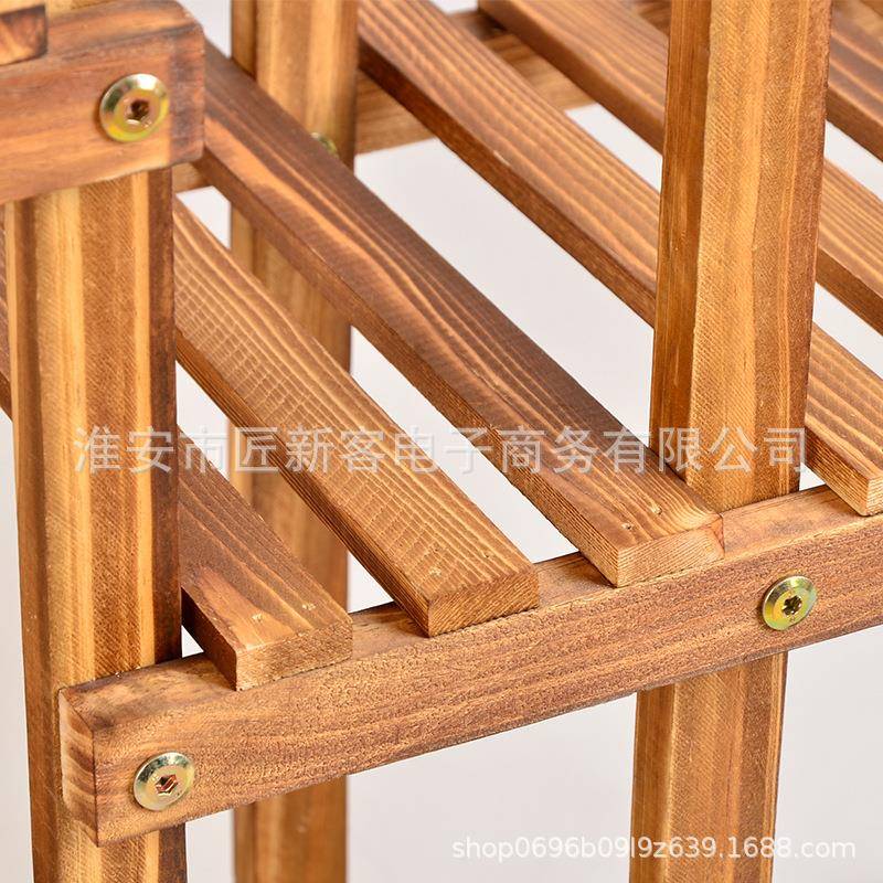 木花架可定实落地多层绿萝室内防腐盆碳化物置jxk1架量大从优花架