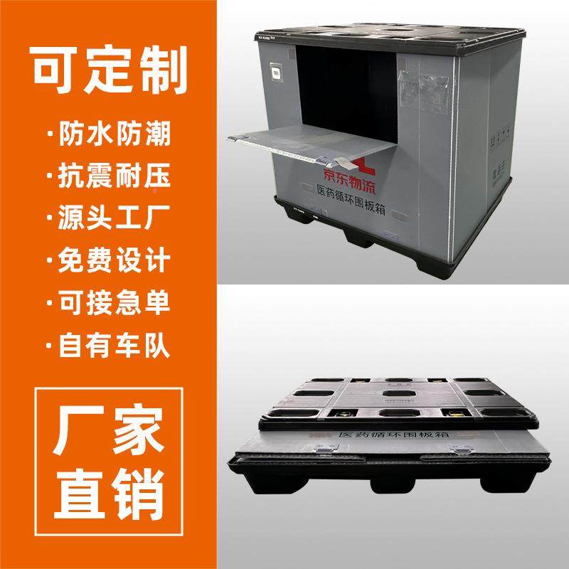 板箱围围周转箱递快循环IXW物流仓储大型蜂窝板板箱折叠塑料周转