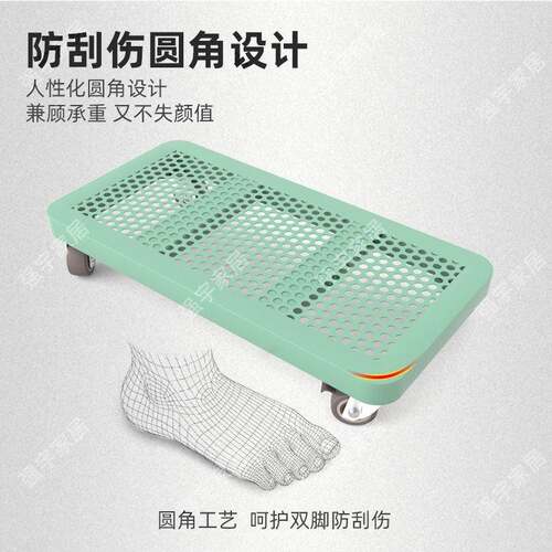 滑可移动主机F5M688SS架轮底座托台式电脑机箱架家用办公室支置物