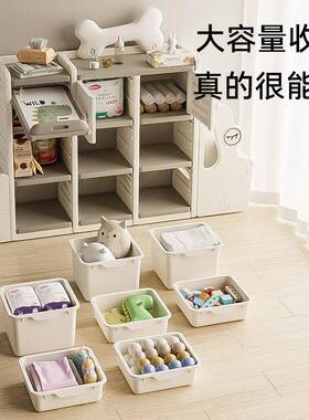 儿容童玩具收架收纳纳柜大量多层置物架储物柜75685宝玩宝具架整理柜
