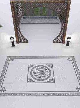 12厚户庭外地铺石2.4x584.2米林限拼无花院别墅地砖园院子防滑瓷