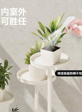 阳台家用多层花轻盆架室内奢铁艺地装饰物架网红创意落置式jjt-16