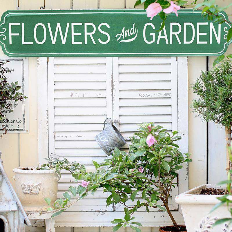 季新春铁艺牌门牌户外花园挂款牌墙面装饰F77JH6TM欧式门标识牌庭