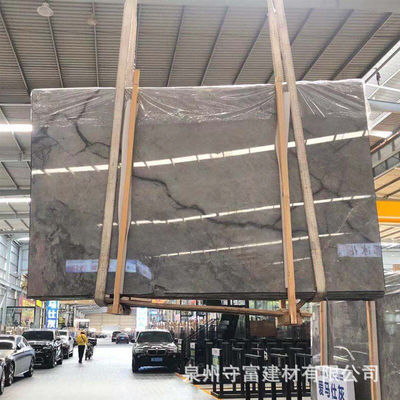 国产鱼肚灰天然大理石 飘窗大理石 地板石砖天然石材