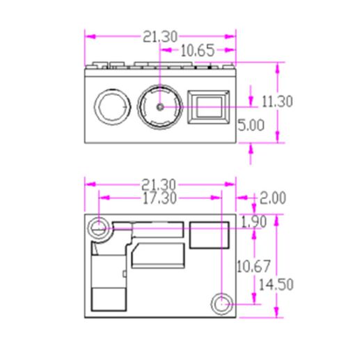 精锐HC530CH远距离扫描模组扫码器 快递柜一体机嵌入式二维扫码模