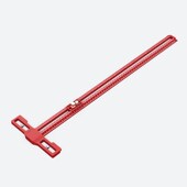 INCH 公英制木工 可打孔画线尺 洞洞尺 滑动款 直角尺