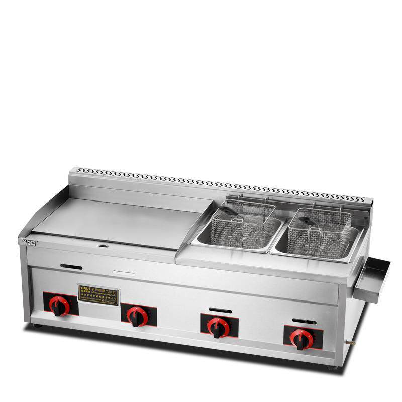 扒炉油炸锅一体机炸串臭豆腐煎手抓饼铁板鱿鱼烤冷面铁板烧设备炉