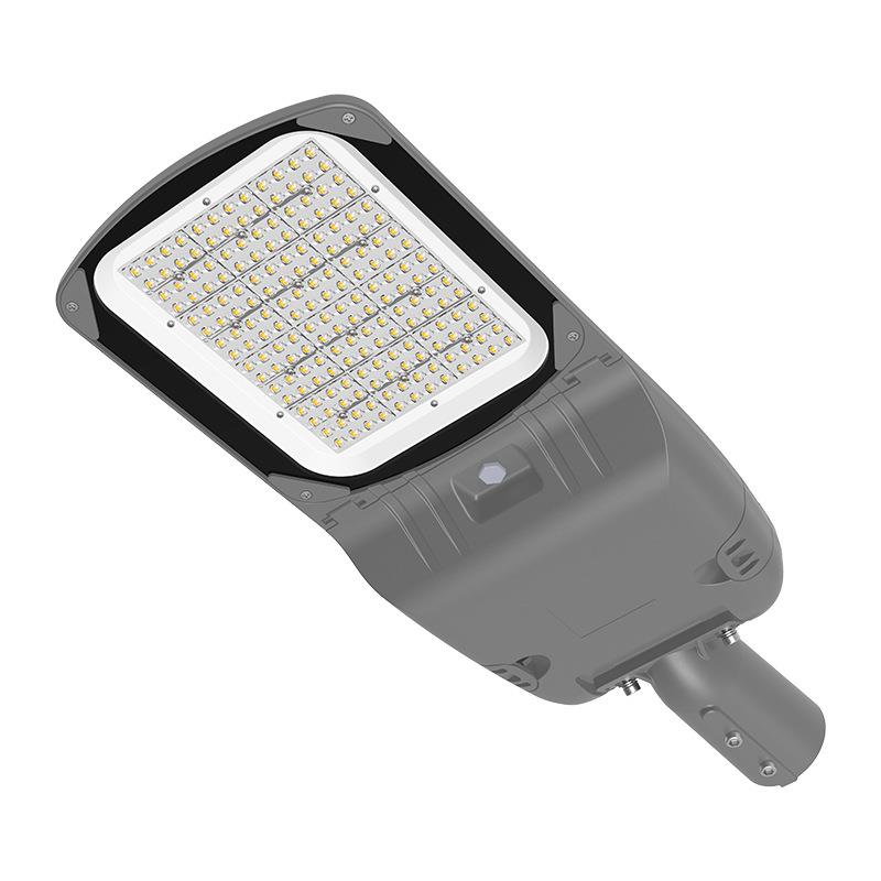 新款压铸市电LED路灯100W150W200W300W可调节欧规路灯光控道路灯