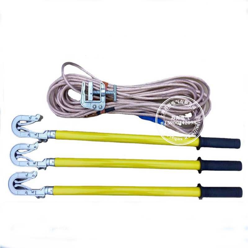 XJ-10KV短路接地线 户外线路 三相合相式接地线 电力检修安全工具