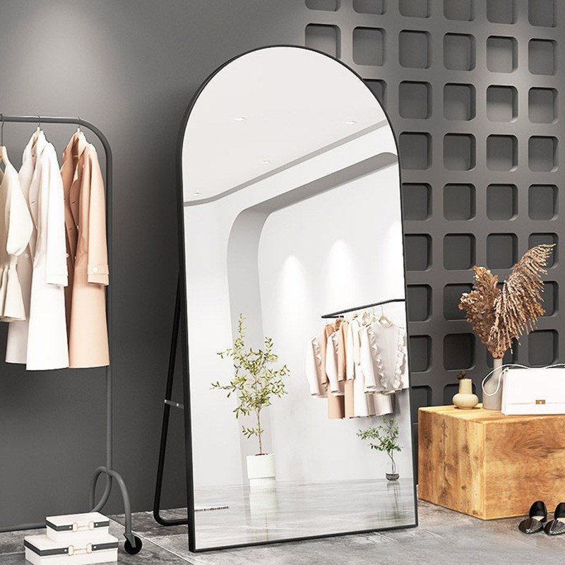 全身镜落地镜家用女生卧室穿w衣镜网红挂墙式试衣镜显瘦立体大镜