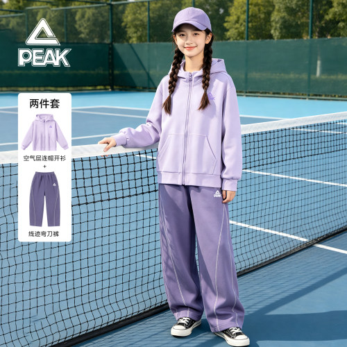 匹克童装女童秋套装2026新款