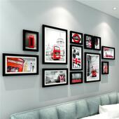 墙壁墙画相片10277268意实木欧式 客创厅相简约现代组合挂画照片框