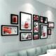墙壁墙画相片10277268意实木欧式 客创厅相简约现代组合挂画照片框