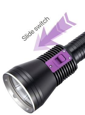 新款功率颗P0.2潜水灯IP7DV25X海8防水手电强光赶手持探照灯8000l