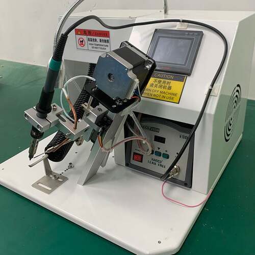 电动斜焊航空插头焊锡机线路PCB板LED灯珠脚踏点焊接马达开关DB头