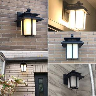 复古中美式 防水户外壁灯道大门2030别墅庭院灯玻灯罩厂家过欧直璃