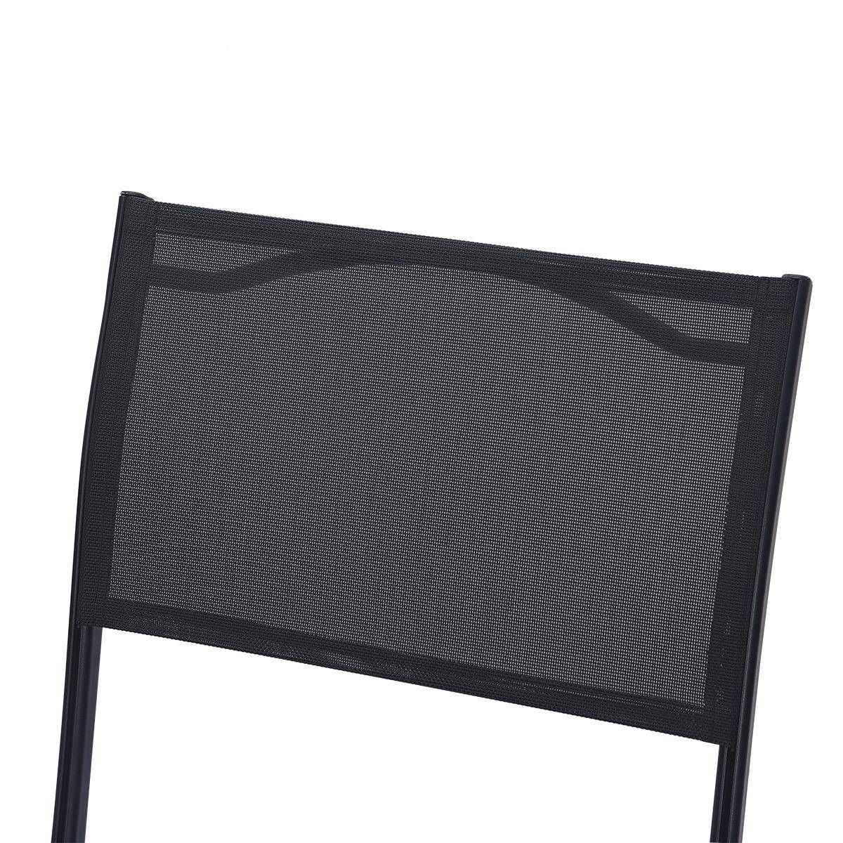 跨境爆款户外椅叠室外椅庭院花园加厚防水休闲桌家折-用简约靠背