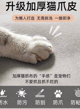 沙发床TGK防一体两用伸推拉多功能猫缩爪布防水污折床叠沙发椅