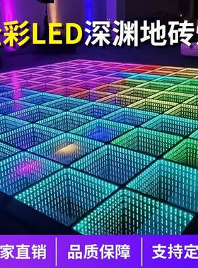 深渊镜千14413镜户外层广牌灯箱加急发货网告红背景酒吧lde地砖灯