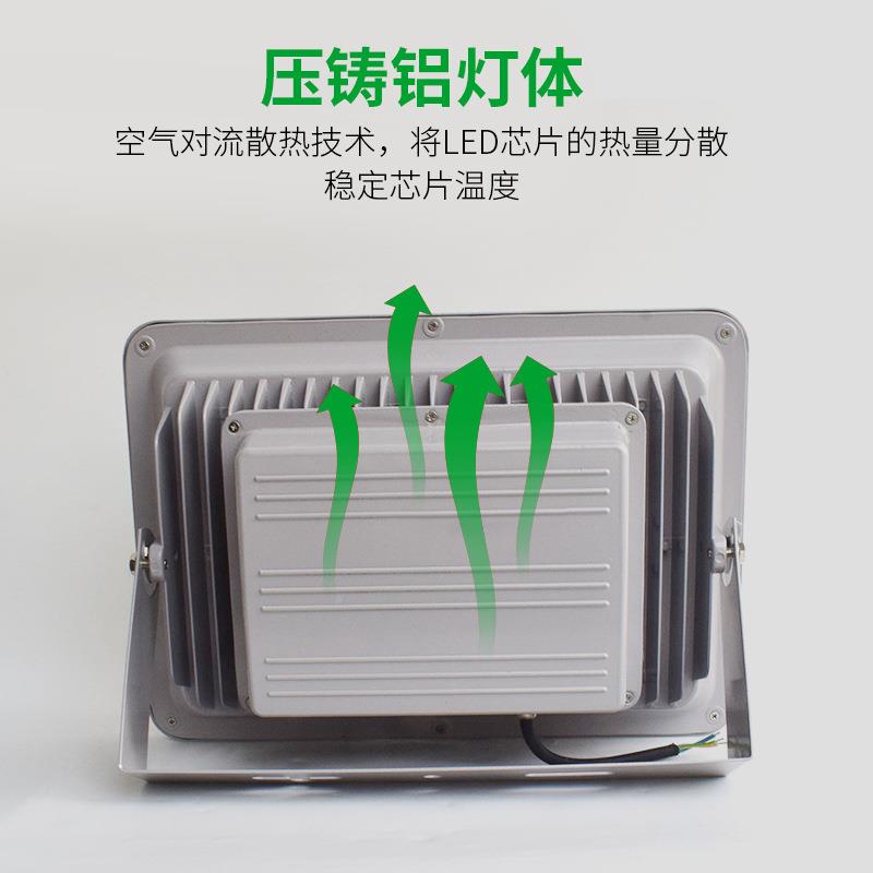 无品牌/l投d光灯户外防水爆内亮照明灯工地球场市电工程e室外庭院