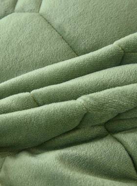 A6L水晶绒床刺F768H667头m罩加厚绣包床头套1.8实木皮床夹棉防尘