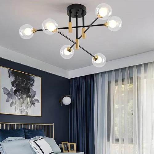 餐厅吊灯卧2025年新款灯具大全客厅灯代约大气室灯le682现d吸顶简