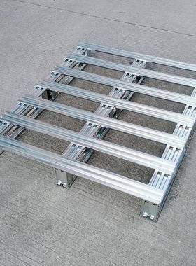 制托盘重型仓储KOX盘货物地台栈钢板重型货架镀锌叉车托盘托铁卡