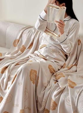 202尔5新品天竹纤维冷感毯盖凉毯毛巾被莱赛NEW-2024毯子丝竹纤维