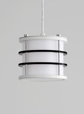 简床头吊意代式极设计师D8334卧室垂线灯简约现黑白灯色单头主卧