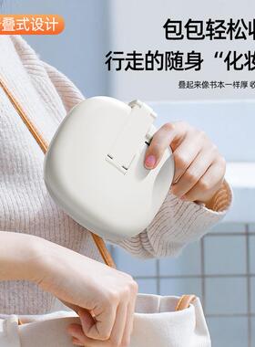 便新携d式折叠镜家子款化妆592镜le灯台式桌面学生宿舍用美妆镜