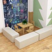 沙装 发凳子长489方形长条试凳衣间凳子服接店收纳凳沙发加长拼凳