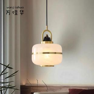 新中式 楼梯吊灯全璃玻灯餐厅929公寓代现云彩玻铜璃loft别墅楼梯