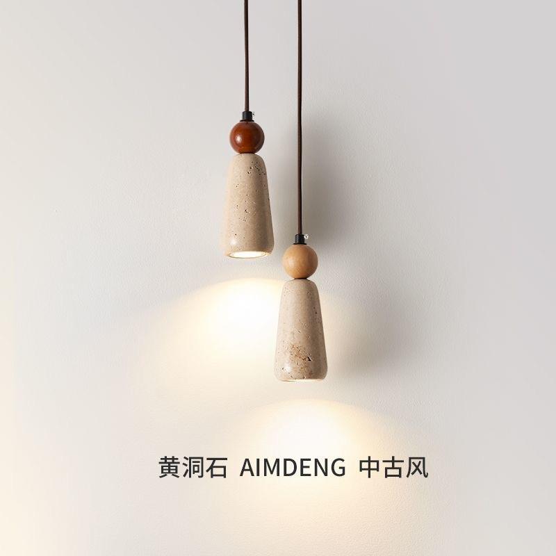 文艺田宿园黄室洞石原木餐厅设计621感民吧台服卧装店微水泥床头