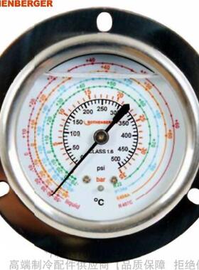 ROTHENBERGER罗森博格埋入式高低压充油压力表-1～18/-1～38bar
