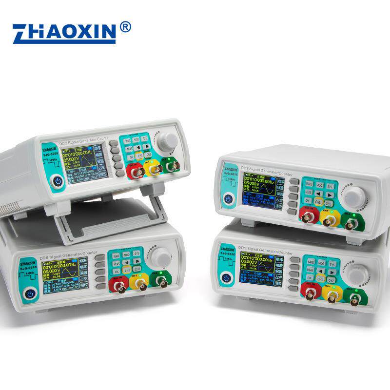 ZHAOXIN双通道全数控函数任意波形信号发生器脉冲信号源频率计